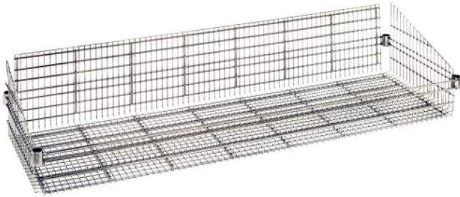 Quantum Post Baskets - Chrome, 18" x 60"