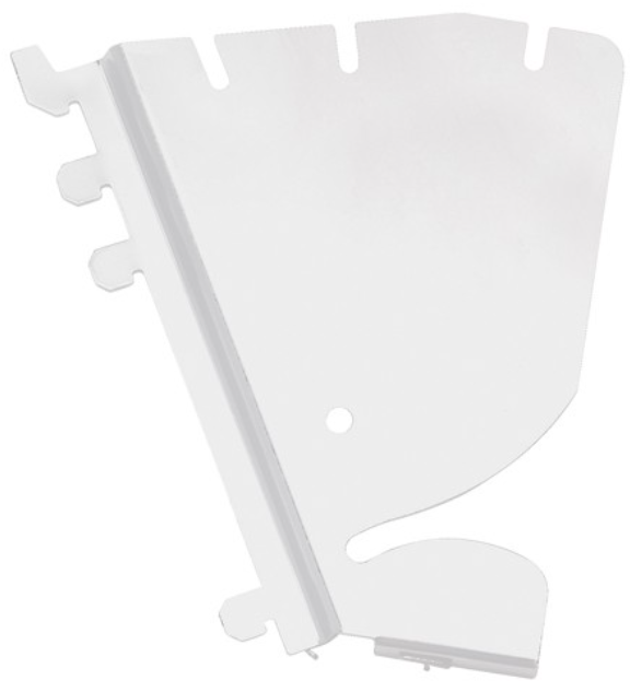 Quantum Wall Systems Adjustable Bracket Pair, Oyster White, 1 pair