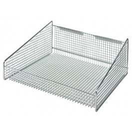 Quantum Medical Chrome Hanging Basket, 17" x 17 3/8" x 7 3/8", 1/ctn