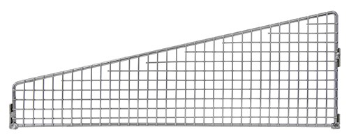Quantum Medical Chrome Basket Divider, 16" x 6", 1/ctn