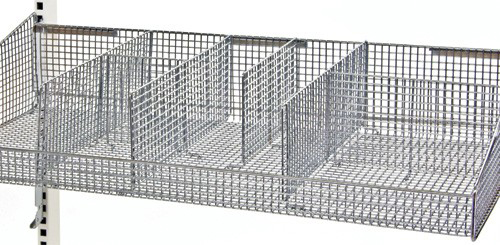 Quantum Medical Chrome Basket Divider, 15" x 4.5", 1/ctn