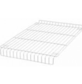 Quantum Partition Storage Baskets, Flat Wire Shelf, Chrome