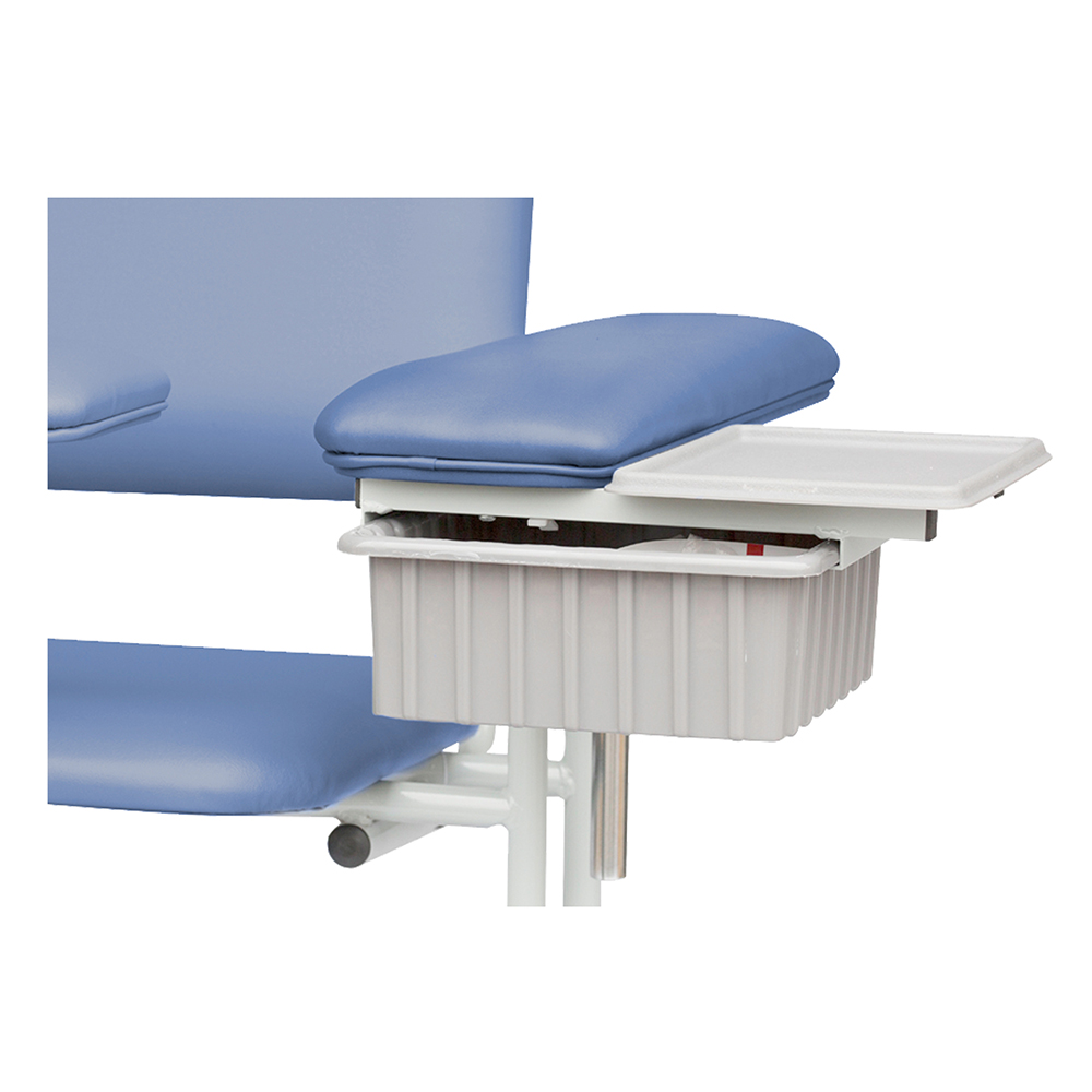 Dukal Tech-Med Tray and Drawer for Blood Draw Chair, 1/Pack