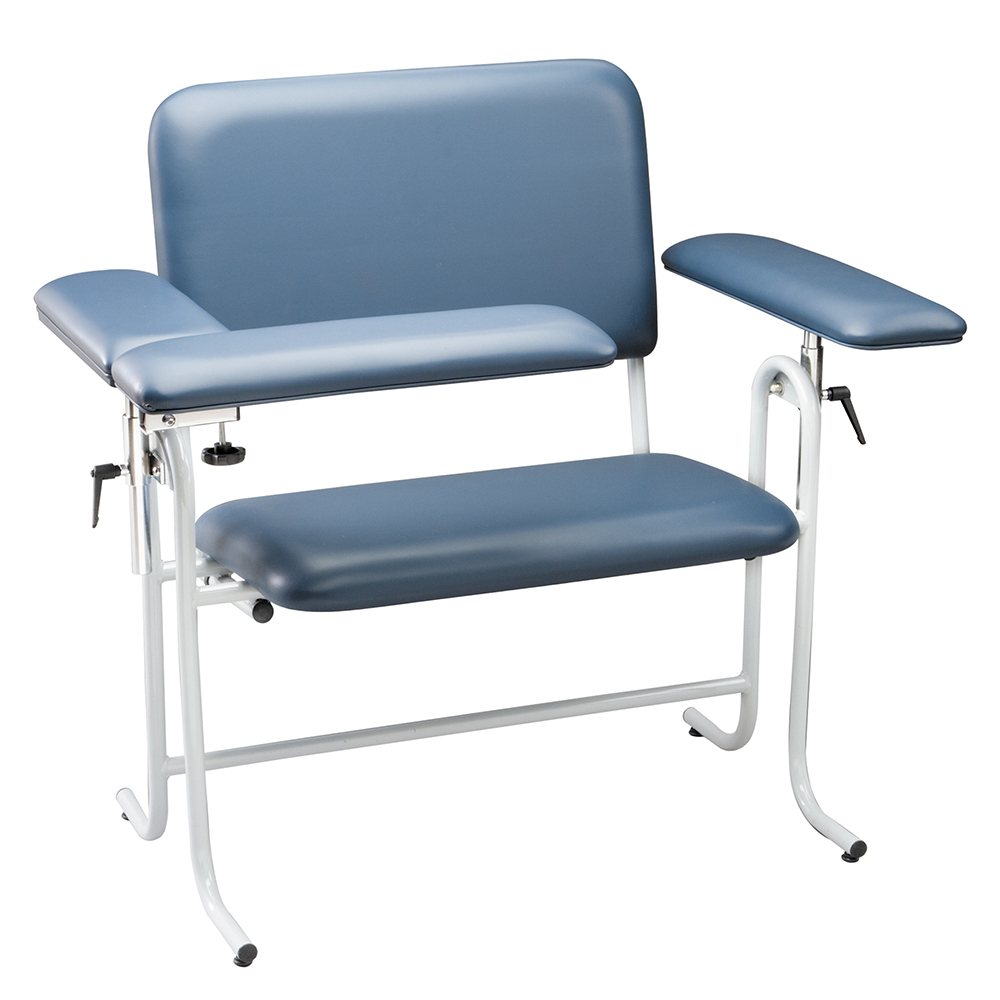 Dukal Tech-Med Standard Height Blood Draw Chair, Wide, 1/Pack