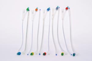 Amsino Amsure® Foley Catheter, 100% Silicone, 24FR x 30cc Balloon, Two-Way, Sterile, (LF)