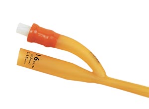 Amsino Amsure® Foley Catheter, 28FR 2-Way Silicone Coated Latex, 5cc Balloon