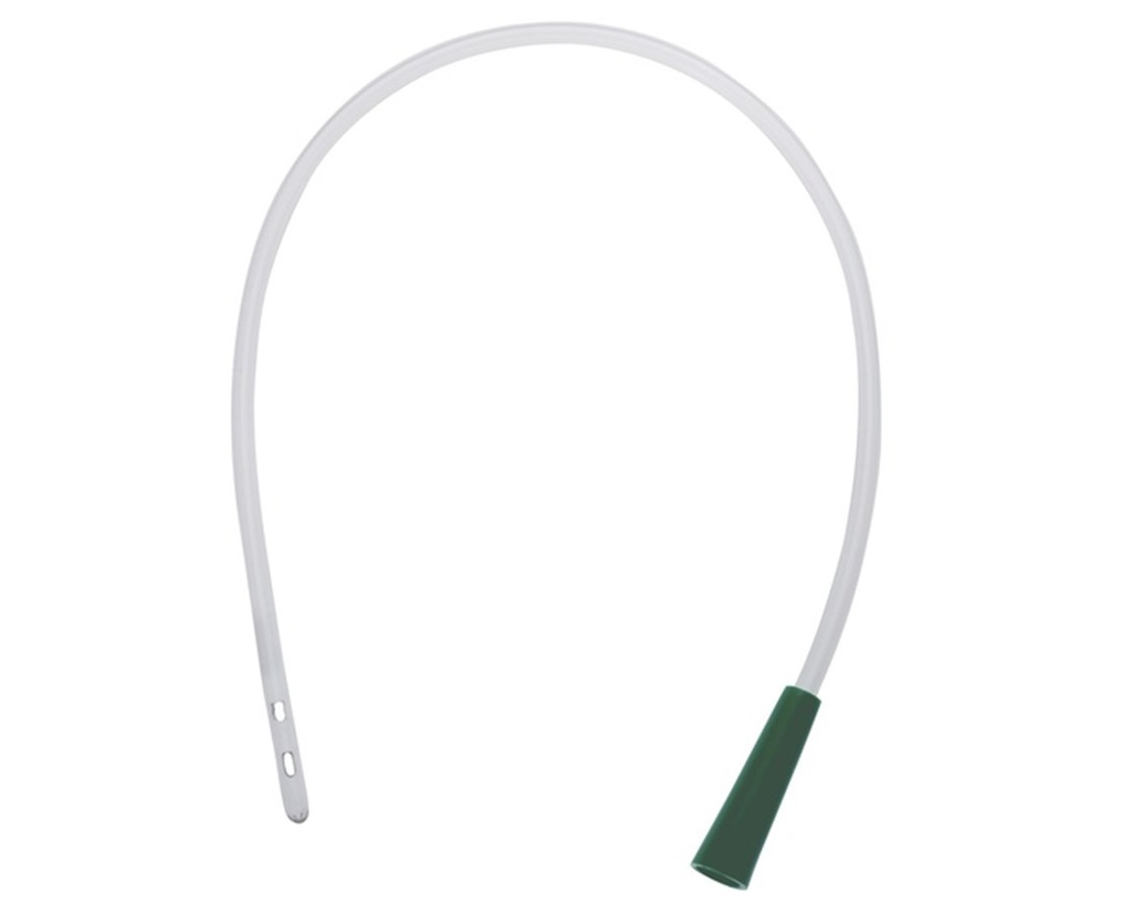 Amsino Amsure® PVC Intermittent Urethral Catheter, PVC, 16 FR, Coude, 16", Universal