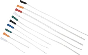 Amsino Amsure® PVC Intermittent Urethral Catheter, 16", Male, 16FR