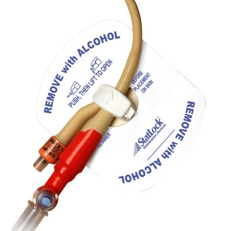 Bard Medical StatLock Adult Foley Stabilization Device Tricot Anchor Pad for Latex & Silicone Catheters, 25/Box