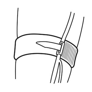 Halyard Catheter Leg Strap, 2" x 24"
