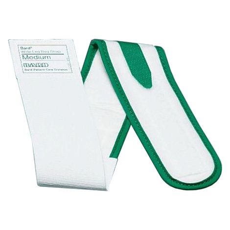 Bard Medical Medium Wide Leg Straps w/ Fabric Backing & Velcro Closure, 6 Pair/Case