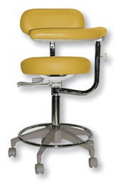 Assistant Stool - Round Seat with Tilt Back