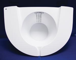 Gmax Specimen Pan, Economy, Graduated, 800 ml, White