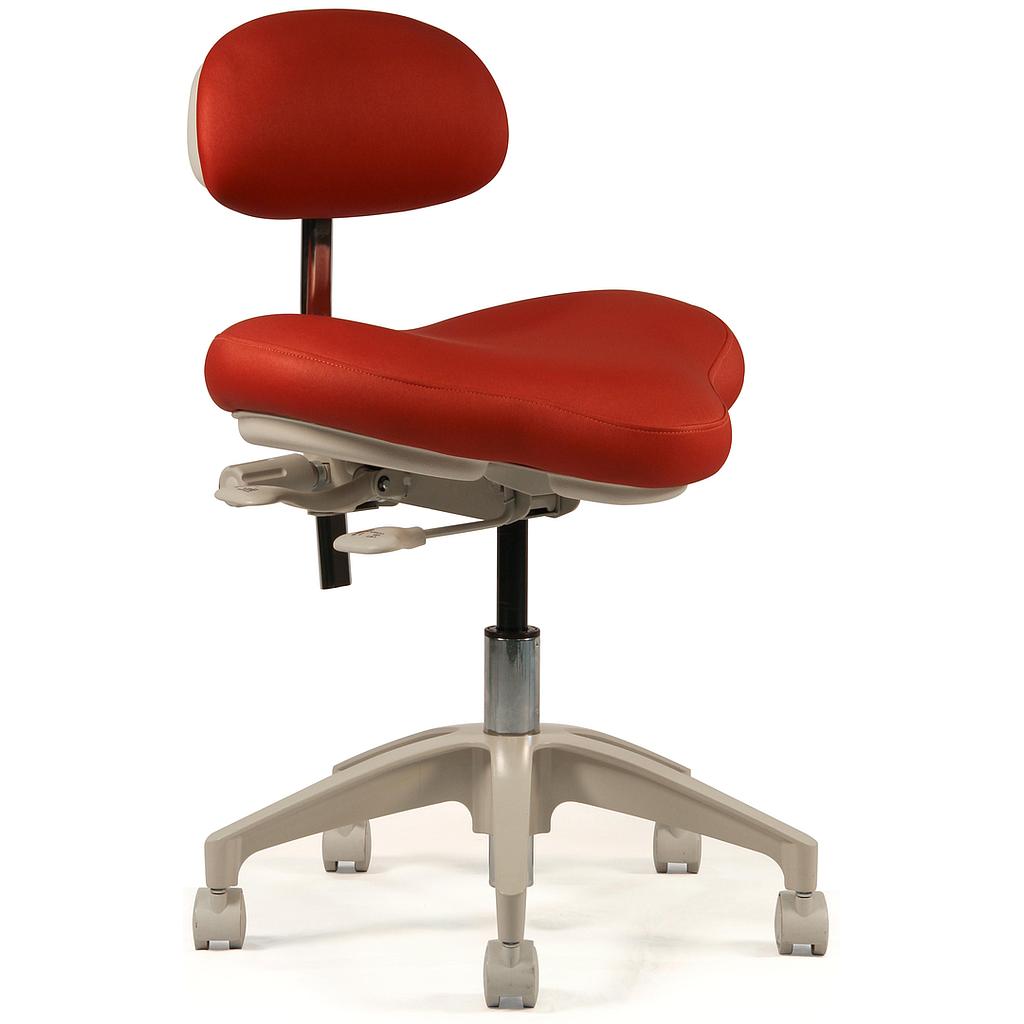 Crown Seating Aspen Operator Stool, Lg Hybrid Saddle