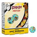 Dukal American White Cross 7/8 inch Scooby Doo Adhesive Kid Design Bandages, 2400/Pack