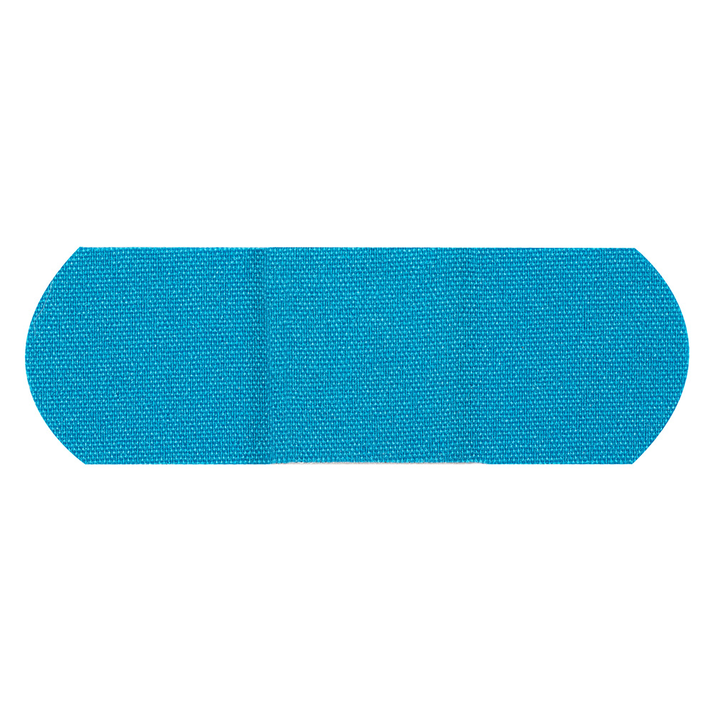 Dukal American White Cross 1 x 3 inch Lightweight Flexible Fabric Adhesive Bandages, Blue, 1500/Pack