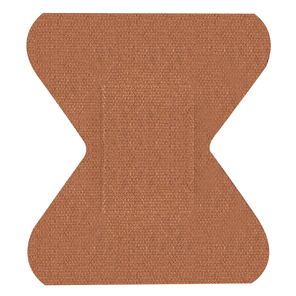 Dukal American White Cross 1-3/4 x 3 inch Heavyweight Flexible Fabric Adhesive Bandages for Fingertip, 14400/Pack