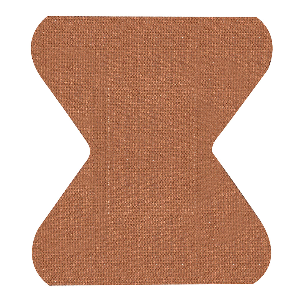 Dukal American White Cross 1-3/4 x 2 inch Heavyweight Flexible Fabric Adhesive Bandages for Fingertip, 22500/Pack