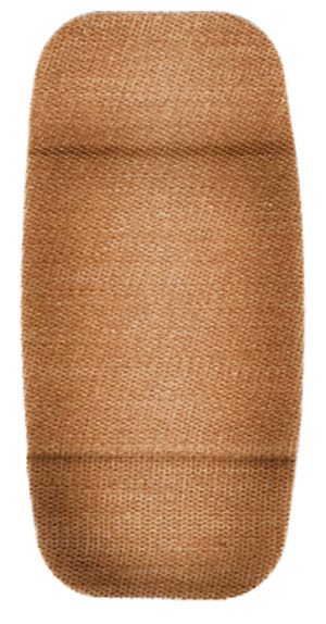 Nutramax First Aid® Flexible Fabric Adhesive Bandage, 2" x 4", X-Large