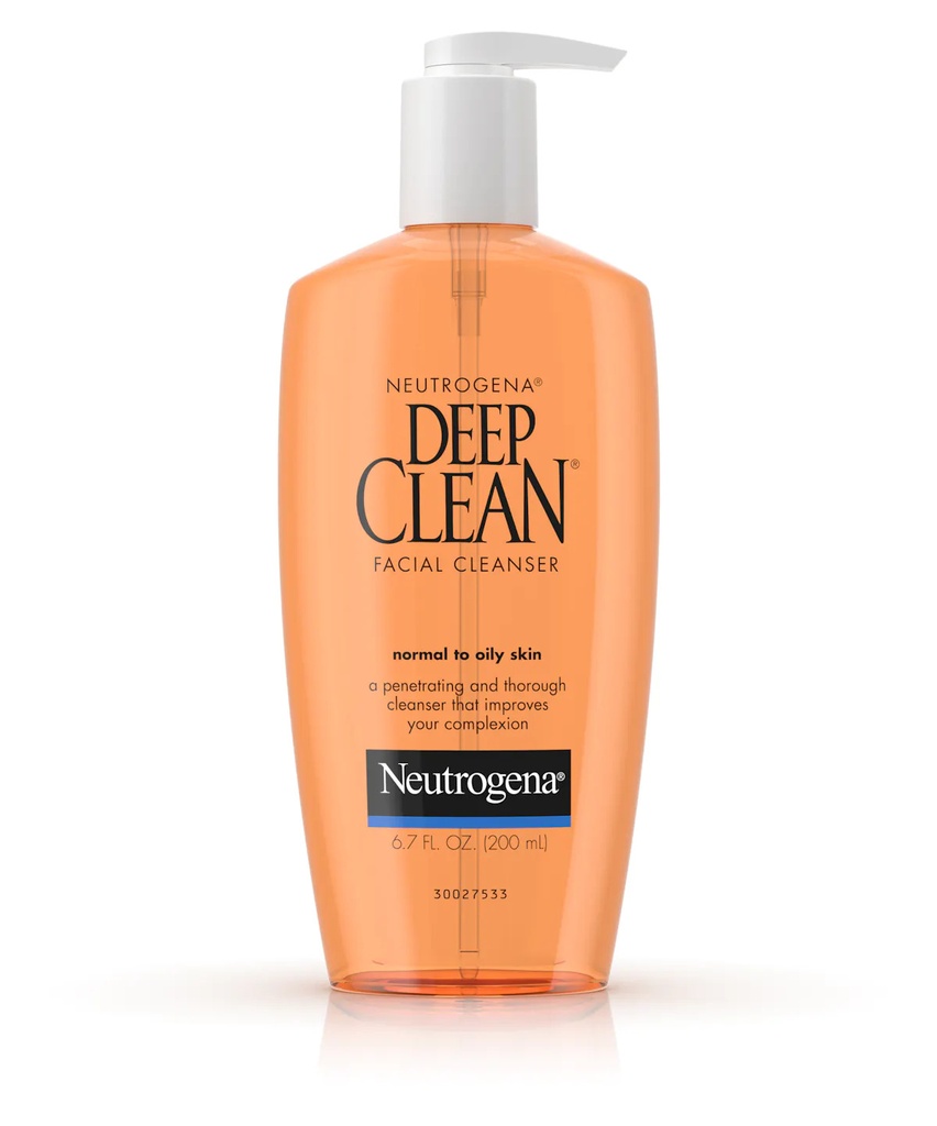 Johnson & Johnson Neutrogena 6.7 fl oz Deep Clean Facial Cleanser, 12/Case