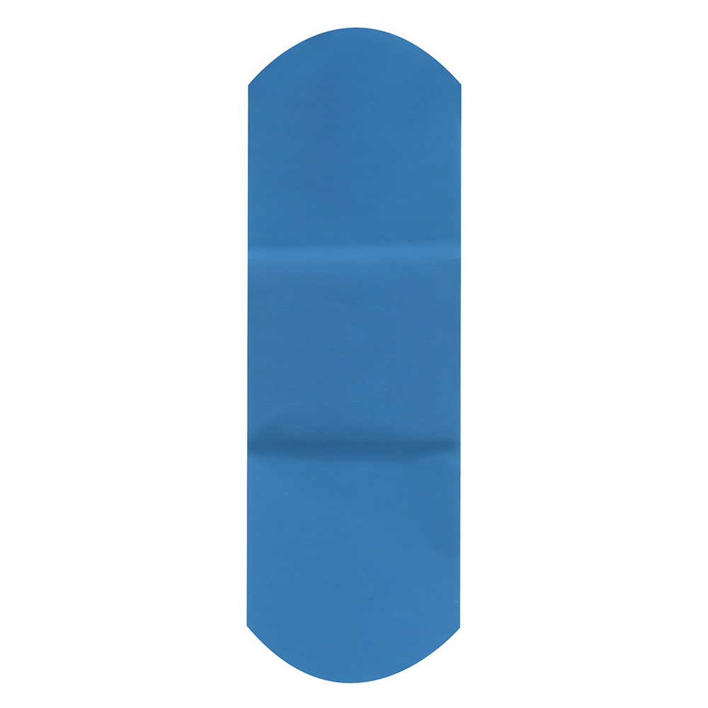 Dukal American White Cross 1 x 3 inch Blue Metal Detectable Adhesive Strips, 1200/Pack