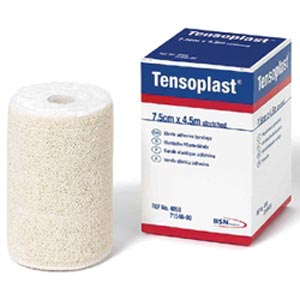 BSN Medical Tensoplast® Elastic Adhesive Bandages, 4" x 5 yds, White, 1 rl, 36 bx