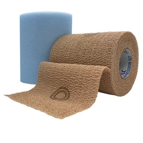 Andover Coflex 4 inch XL Two Layer Compression System, Tan, 16/Case