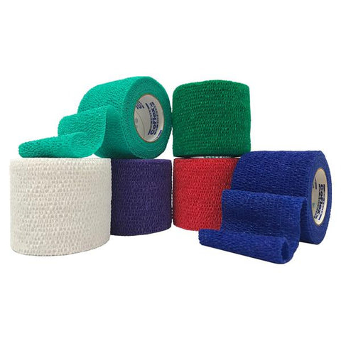Andover Coflex NL 1 inch x 5 Yd. Flexible Cohesive Self-Adherent Wrap Bandage, Rainbowpack, 30/Case