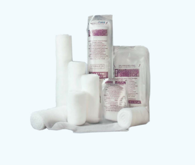 Amd Medicom Conforming Bandage, Stretch, 4" x 4.1 yds, NS, 12/bx, 8bx/case