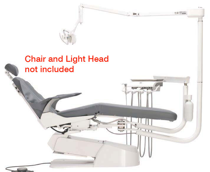 DCI Reliance Swing Mount Auto Dental Unit and Light Pole