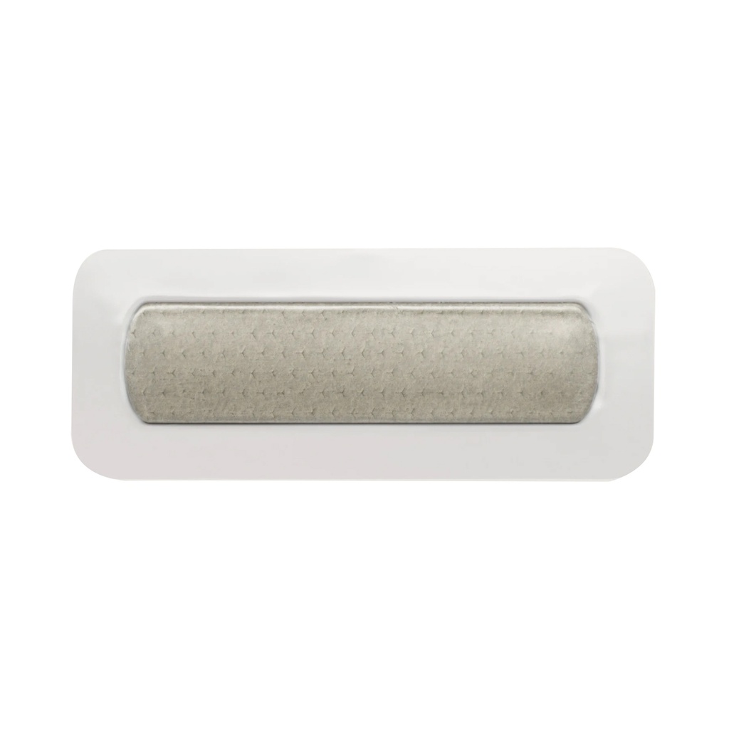 Molnlycke Mepilex 4 inch x 8 inch Silver Foam Border Post-Op Ag Dressings, Tan, 25/Case