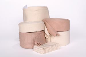 Molnlycke Tubigrip® Multipurpose Tubular Bandage, Size F, Beige, 4" x 10M