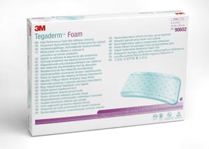 3M™ Tegaderm™ Foam Dressing - Nonadhesive, 4" x 8"