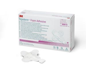 3M™ Tegaderm™ Foam Adhesive Dressing, Mini Wrap, 2 ¾&quot; x 2 ¾&quot;