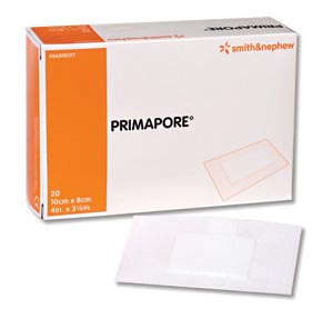 Smith & Nephew Primapore™ IV Adhesive Dressing, 4" x 3 1/8"