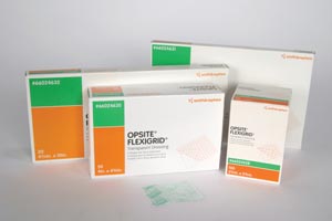 Smith & Nephew Opsite™ Flexigrid™ Central Line Trans Adhesive Film Dressing, 4" x 4¾", 50/pkg