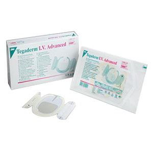 3M Health Care 3-1/2 in x 4-1/2 inch Tegaderm IV Advanced Dressing, 200/Case