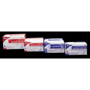 Dukal Alcohol Prep Pad, Medium, Bulk