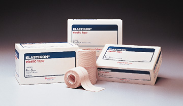 J&J Elastikon™ Elastic Tape, 4" x 2½ yds (5 yds stretched), 6 rl/bx