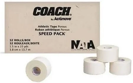 Actimove Coach Athletic Tape, Speed Pack, 1½" x 15 yds, 32/cs