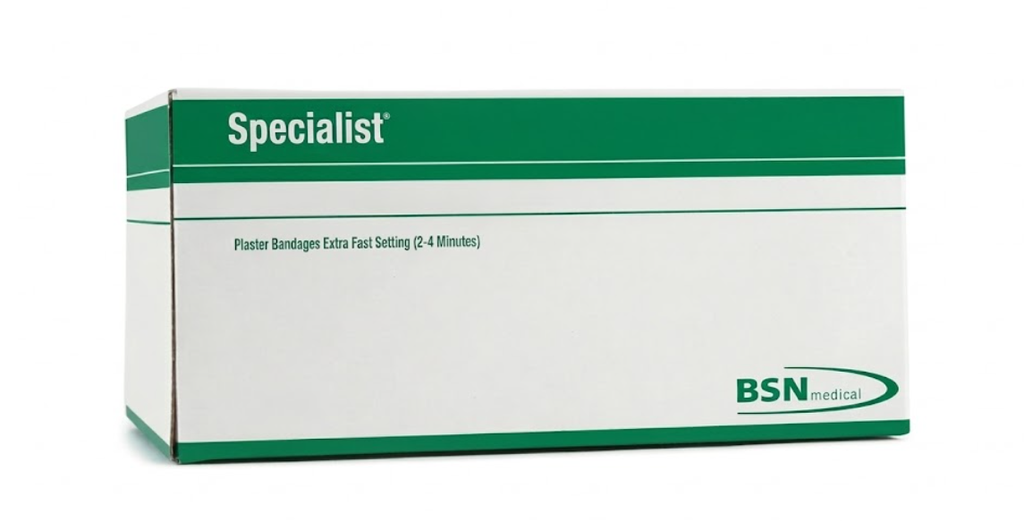 BSN Medical Specialist Plaster Bandage, Extra Fast Setting, 5" x 3 yds, 48/cs