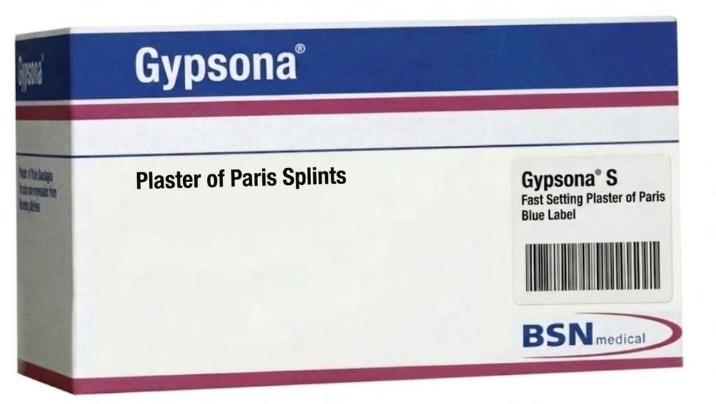 BSN Medical Gypsona S Plaster Splints, Fast Setting, 5" x 45", 50/bx