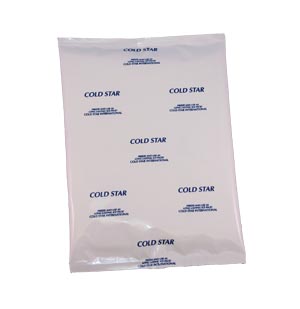 Coldstar Cold Gel Pack - Transport Hard Freeze, 6" x 8", 16 oz