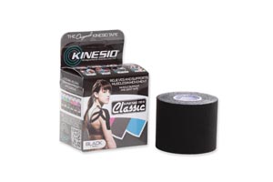 Kinesio Tex Classic Tape, 2" x 34 yds, Black, Bulk
