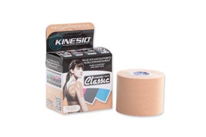 Kinesio Tex Classic Tape, 2" x 13.1 ft, Beige, 6 rl