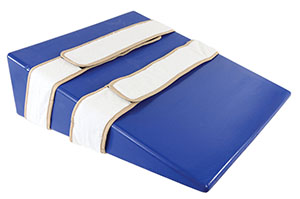 Fabrication Cando® Skillbuilders Deluxe Strap Wedge, 6" x 24" x 26", Small, 9° Incline