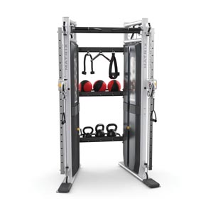 Matrix Fitness Versa Series, Functional Trainer STD Stack with 30" (76 cm) Storage Rack