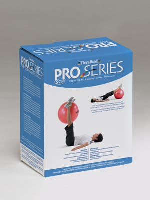 Hygenic/Thera-Band Pro Series SCP™ Exercise Balls, 55cm / Red, For Body Height 5'1"-5'6"