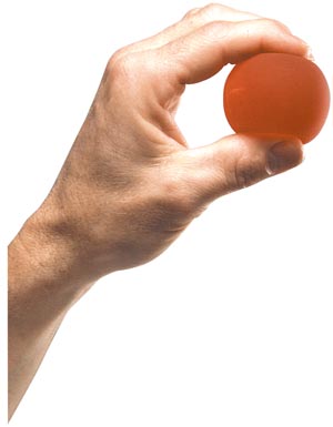 Hygenic/Thera-Band Hand Exerciser, Red/ Soft