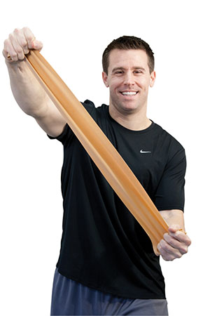 Fabrication Sup-R® Exercise Bands, XXX-Heavy, Gold, 50 yds, No Latex